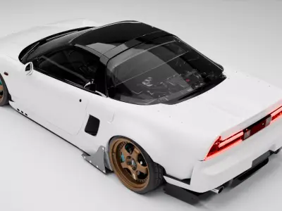 Car Lighting Scene 3D Blender File 3D model