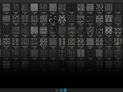 500 4K Organic Pattern- Seamless and Tileable Texture