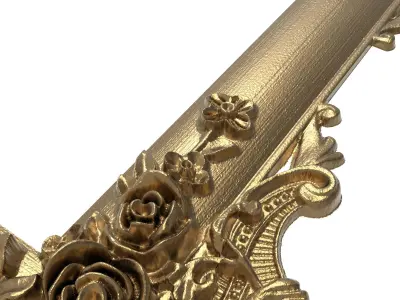 Carved Picture Frame 3D model