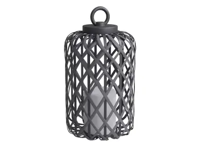 Woven Basket Pendant 3D model