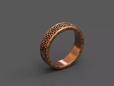 High-Quality 3D Ring Model Low-poly 3D model 19
