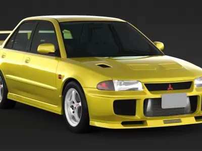 Mitsubishi Lancer Evolution 3 3D model