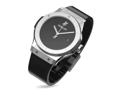 Hublot Classic Fusion Original Titanium 42mm Luxury Watch 3D model