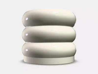 HASSELBUKETT Plant pot 1 Low-poly 3D model