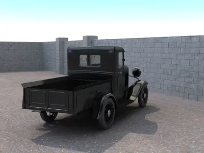 Classic Pickup 3D model