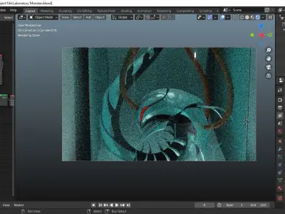 Laboratory Monster 3D 3D model