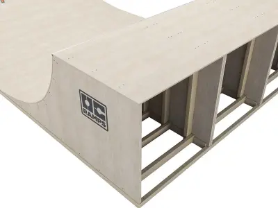 OC Ramps Halfpipe Ramp 3D model