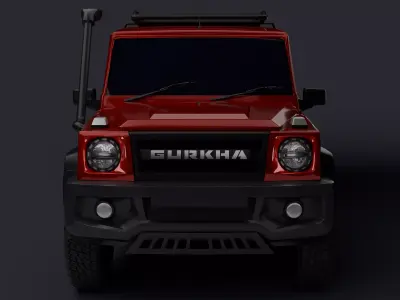 Force Gurkha 3 door 3D model