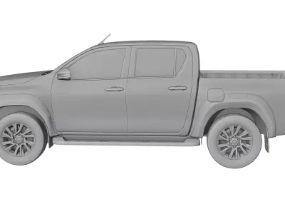 Toyota Hilux 2020 3D print model