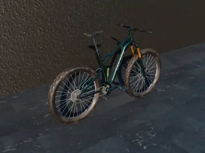 bicycle mountain bike 3D model from CGTrader