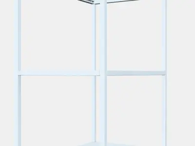 ENHET Base fr w shelves 4 Low-poly 3D model