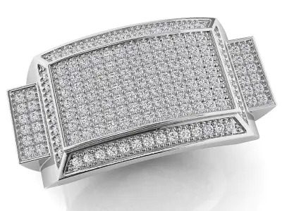 Big fancy mans ring 3D print model