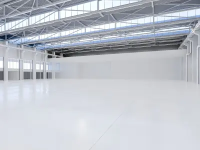 Exhibition Hall Interior 11 Low-poly 3D model