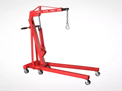 Engine crane 3D model by chakkitpp