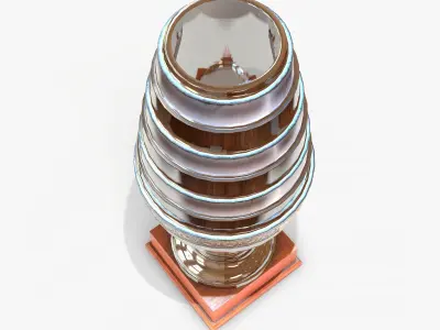 ESL Trophy PBR Low-poly 3D model