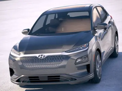 Hyundai Kona Electric 2019 3D model