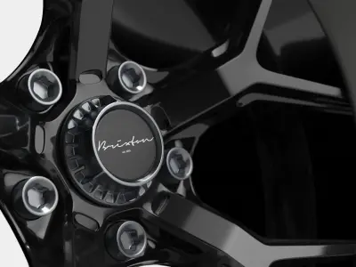 Brixton Forged x Jon Olsson Wheel Rim 3D Model 3D model
