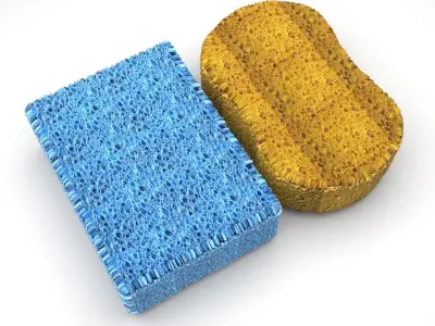 Bath Sponges 3D model