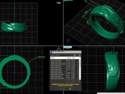 RING EAGLE 3D print model