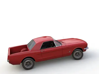 Mustang Mustero 1966 3D model