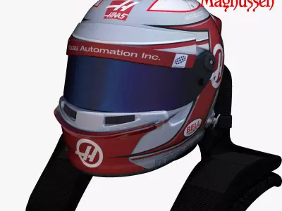 Magnussen helmet 2017 Low-poly 3D model