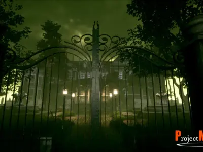 UE4-UE5-Horror Modular Gothic House Pack-External only 3D model