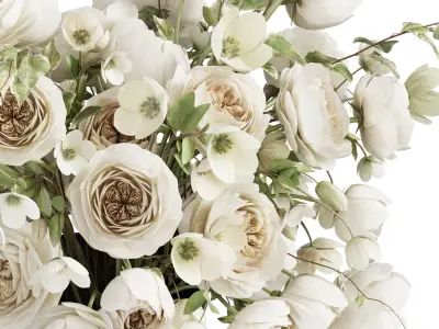 Flower In Vase 60 3D model