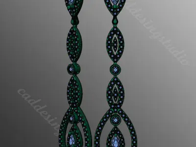 Earrings kt1 3D print model