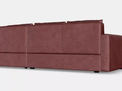 7266 Corner set with footrest left 3D model