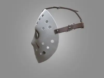  Hockey Mask Low-poly 3D model