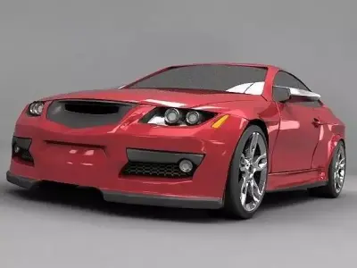 Sports car concept 3D model