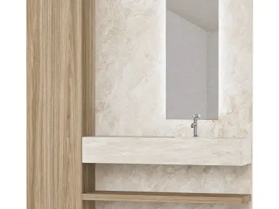 Bathroom furniture 1 3D model