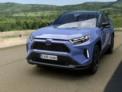2022 Toyota RAV4 XSE Hybrid 3D model