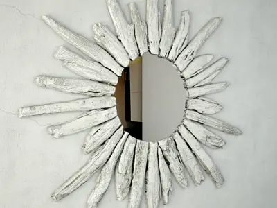 Dimond Chinook Wall Mirror by Made Goods 3D model
