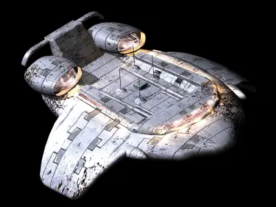 Satellite-Spaceship-Xingxu 03 3D model