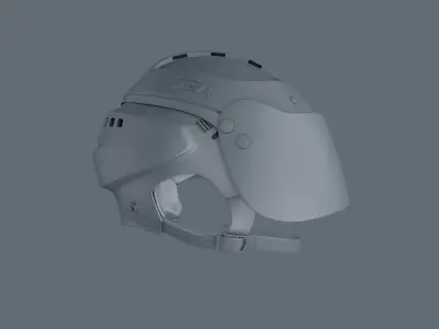 Ice Hockey Helmet NHL 3D model