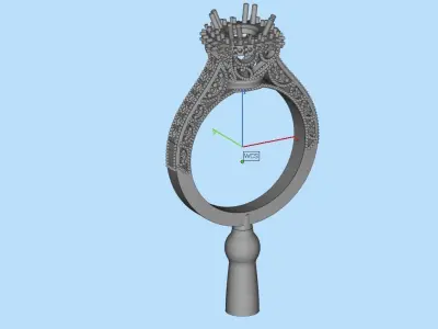 gold ring code 29 3D print model