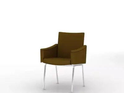 Brown Lounge Chair 3D model
