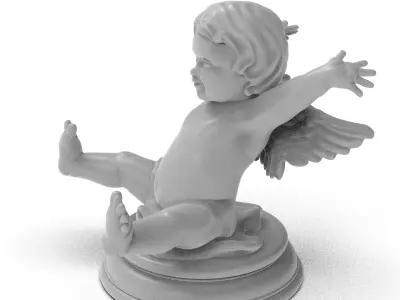 Angel Statuette 3D print model