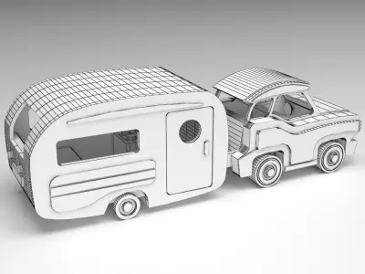 Free Toy Car Free 3D model