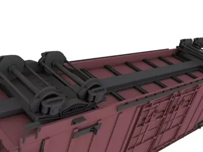 Box Car 3D model
