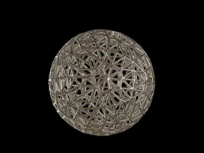 Christmas Light and Ball 3D print model