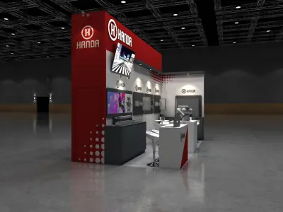 3X6 TECHNOLOGY BOOTH 3D model