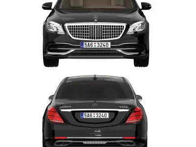 Mercedes Benz Maybach pullman 3D model