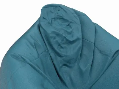 Bean Bag Low-poly 3D model