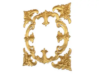 Classic decor ornament carved 59 3D model