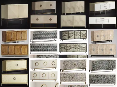 Furniture Sideboard and Chest of drawer Collection 03