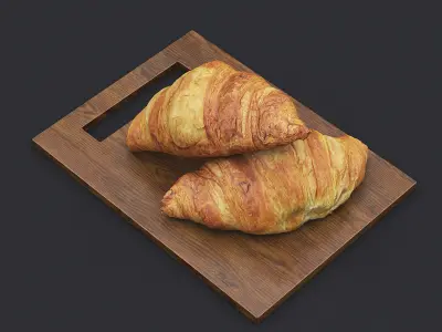 Croissants 3D model