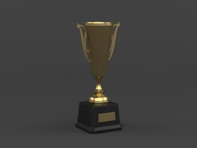 Trophy Cup Collection 3D model 4