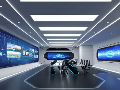 control room 06 3D model